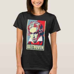 Beethoven Propaganda Poster Pop Art T-Shirt