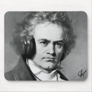 Beethoven Rocks Mouse Pad