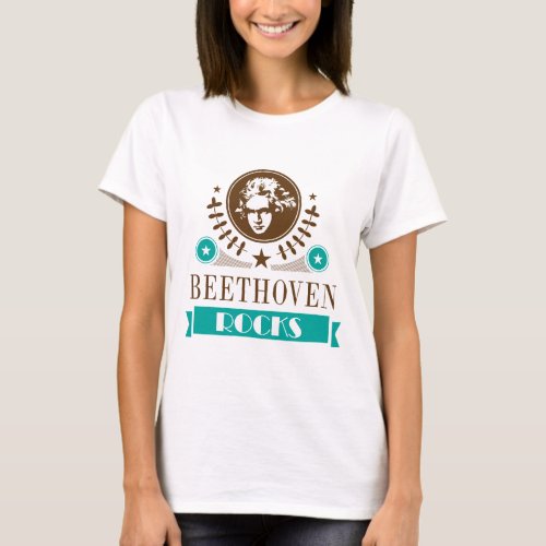 Beethoven Rocks Music Lover T_shirt