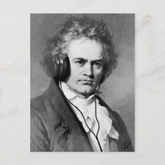 Beethoven Rocks Postcard