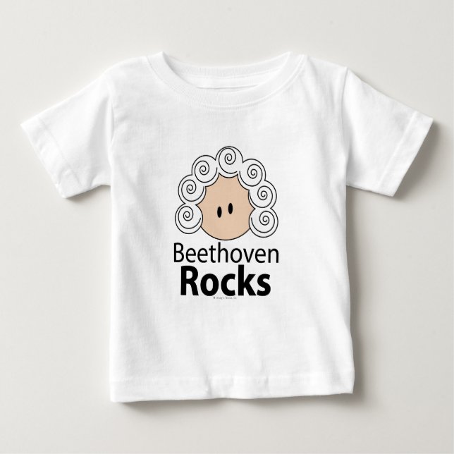 Beethoven Rocks T shirt (Front)