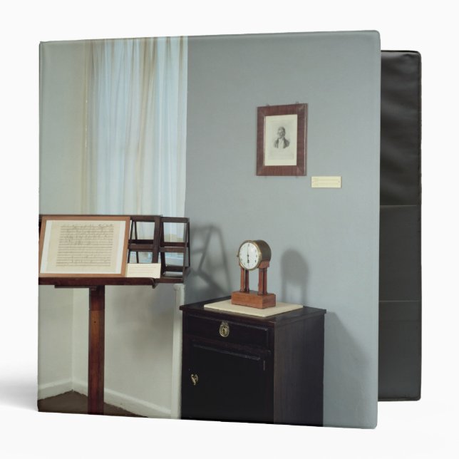 Beethoven Room displaying a music stand 3 Ring Binder (Front/Inside)