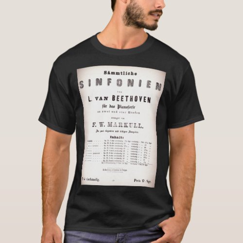 Beethoven Sinfonien Classic T_Shirt