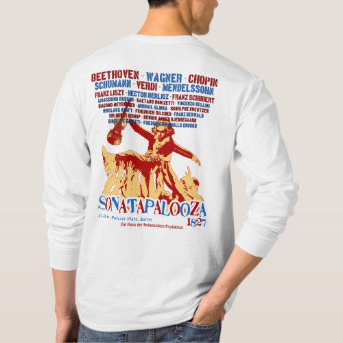 Beethoven Sonatapalooza Long Sleeve T_shirt