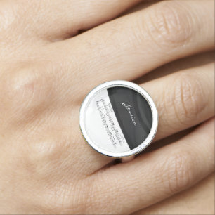 Beethoven Symphony #9 (Black) Ring
