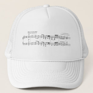 Beethoven Symphony #9 (Black) Trucker Hat