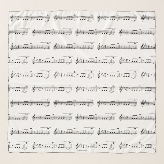 Beethoven Symphony No. 5 Tie Scarf (Front)