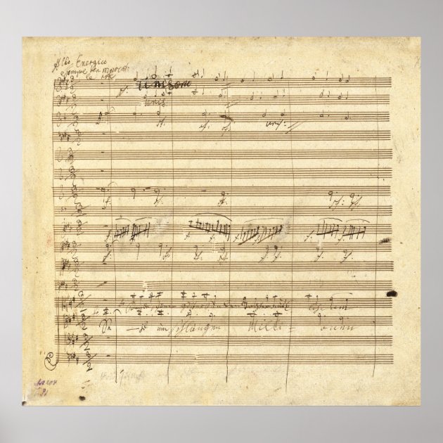 beethoven symphony 9 manuscript