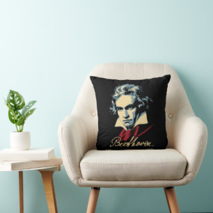 Beethoven Throw Pillow