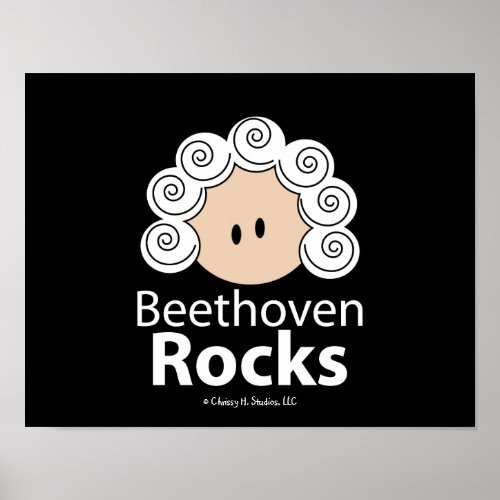 BeethovenRocks Beethoven Poster