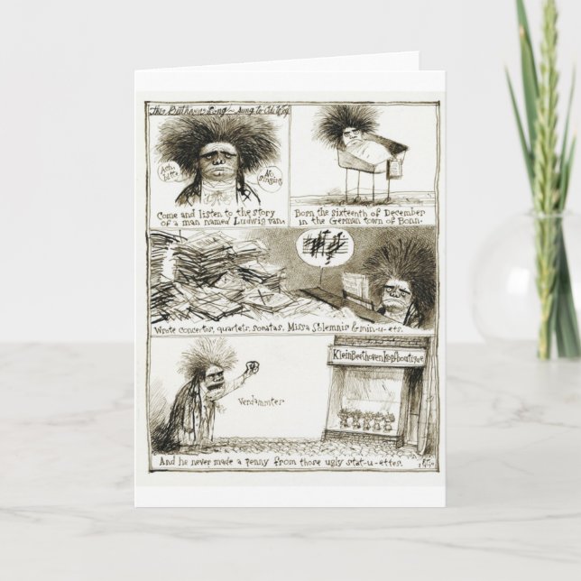 Beethoven's Birthday Card (Front)