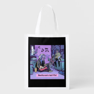 Beethoven's Half Pint Funny Beethoven Reusable Bag