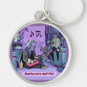 Beethoven's Half Pint Funny Gift Keychain