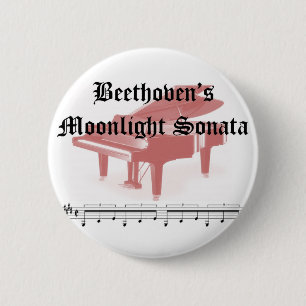 beethovens moonlight sonata gifts pinback button