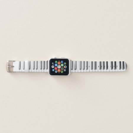 Beethoven's Piano Keyboard Apple Watch Band