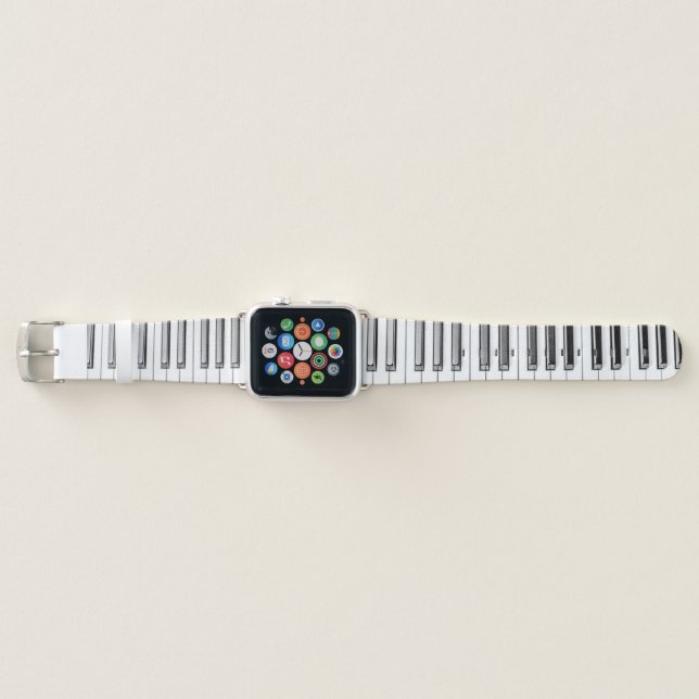 Beethoven's Piano Keyboard Apple Watch Band (Front)
