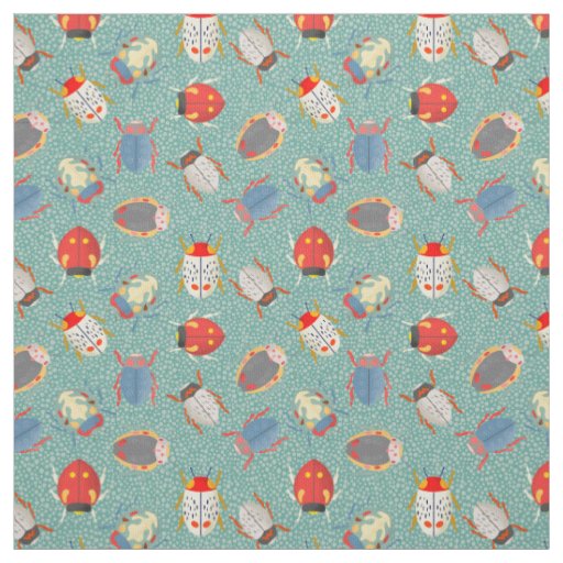 Beetle About Hero Pattern Fabric