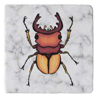 Beetle Art Insect Lover Entomology Trivet