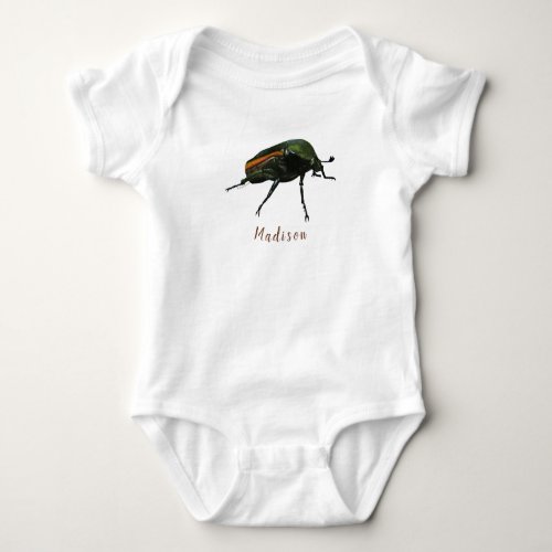 Beetle Baby Bodysuit _ Optional Personalization