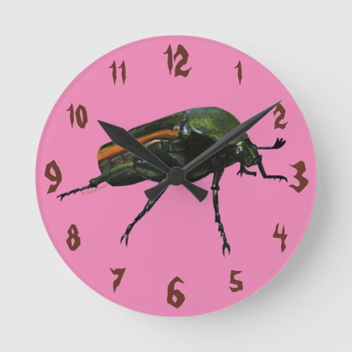 Beetle Bug Acrylic Wall Clock