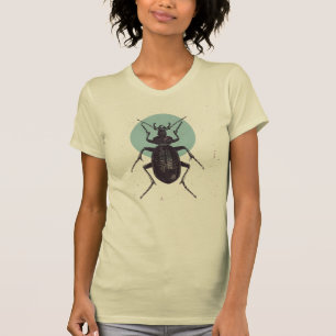 Beetle-bug and blue moon illustration T-Shirt