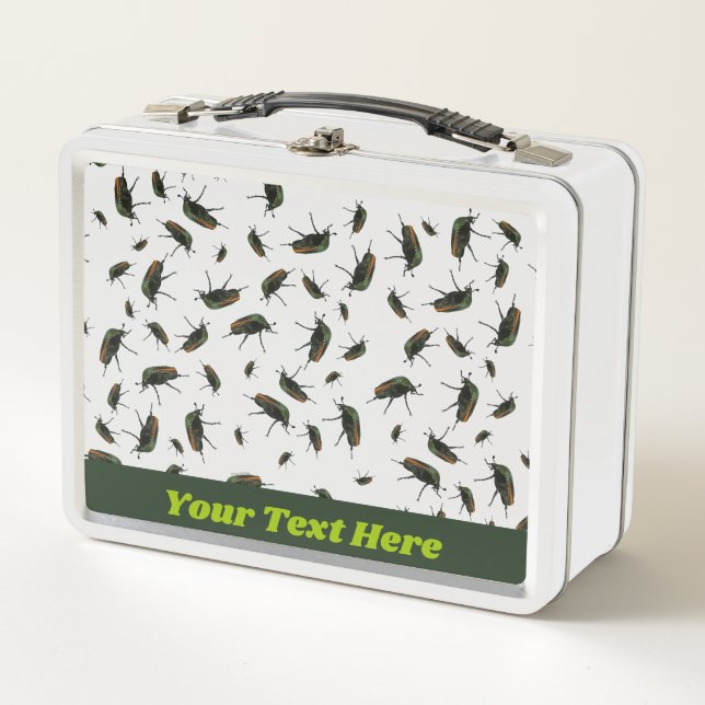 Beetle Bug Lunch Box - Optional Personalization (Front)