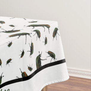 Beetle Bug Tablecloth - Optional Personalization