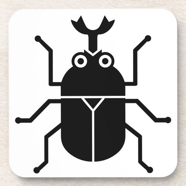 Beetle Drink Coaster (Front)