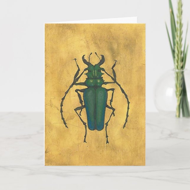 Beetle Greeting Card II (Front)