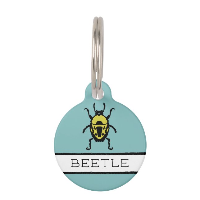 Beetle Pet ID Tag (Front)