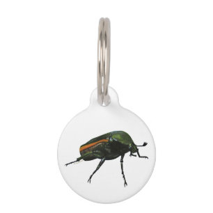 Beetle Round Pet Tag