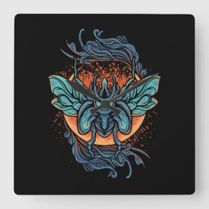 Beetle Square Wall Clock