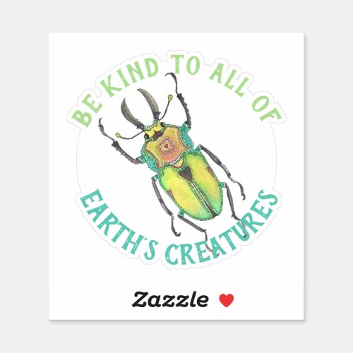 Beetle Sticker