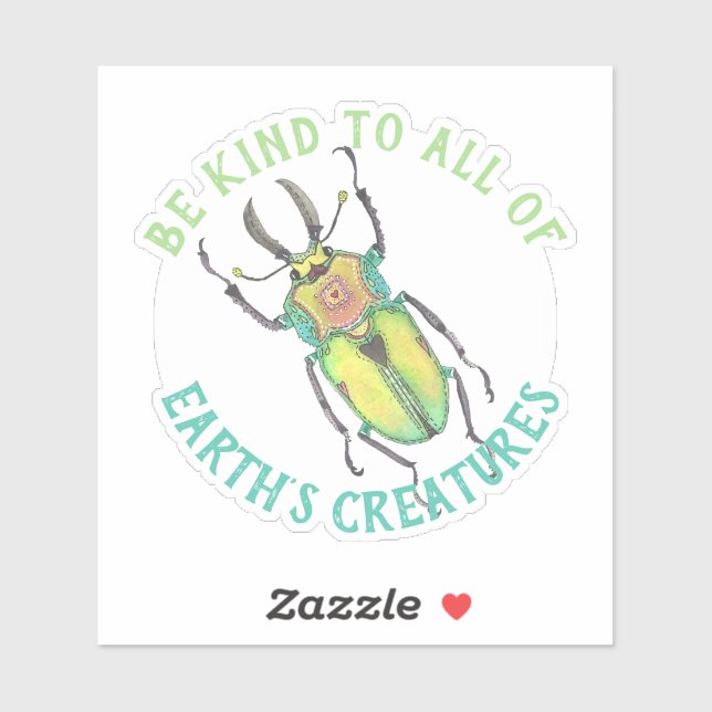 Beetle Sticker (Sheet)