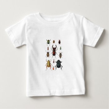 Beetle Varieties Baby T-shirt by ThinxShop at Zazzle