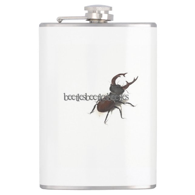 beetlebeetlebeetle flask (Front)