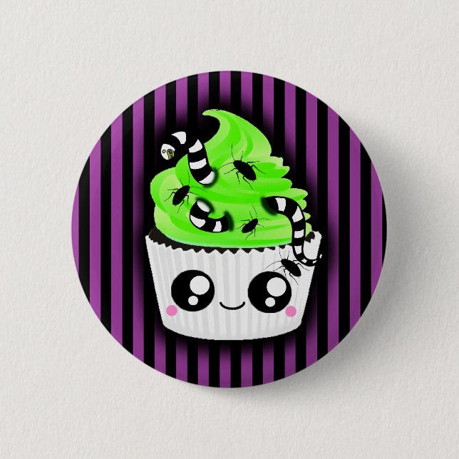 BeetleCake Pinback Button (Front)