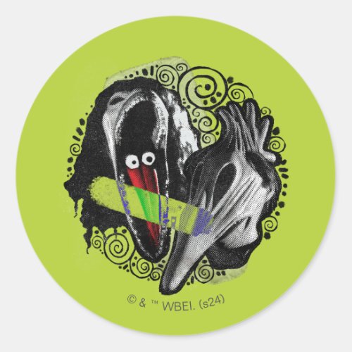 Beetlejuice  Adam  Barbara Scary Classic Round Sticker