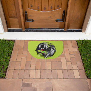 Beetlejuice Adam & Barbara Scary Doormat