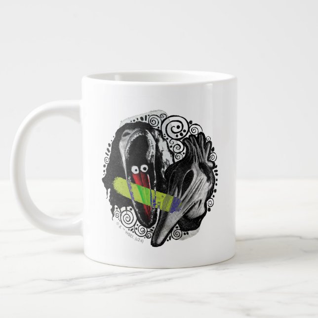 Beetlejuice | Adam & Barbara Scary Giant Coffee Mug (Left)