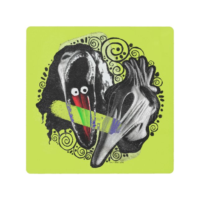 Beetlejuice | Adam & Barbara Scary Metal Print (Front)