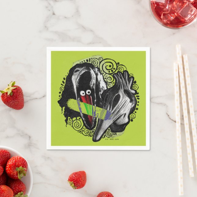Beetlejuice | Adam & Barbara Scary Napkins (Insitu)
