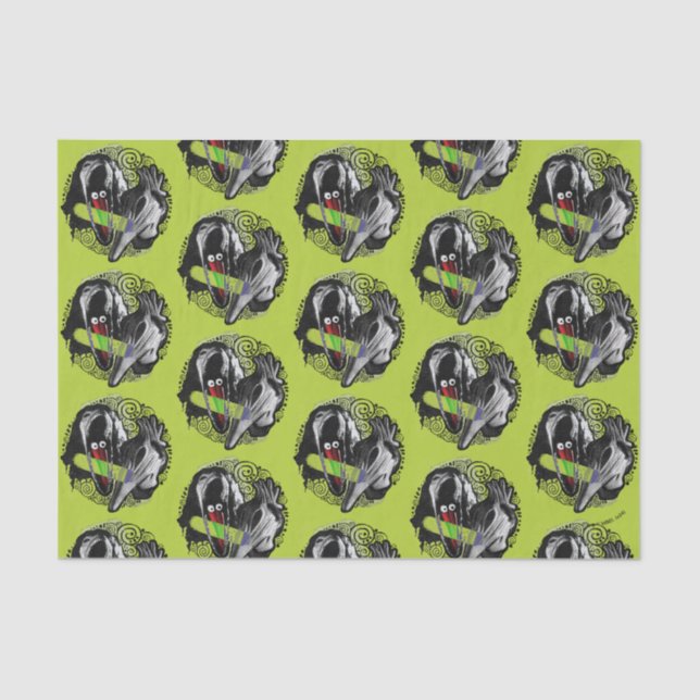 Beetlejuice | Adam & Barbara Scary Tissue Paper (Front)