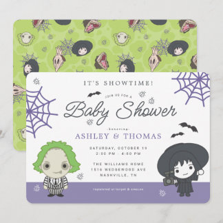 Beetlejuice Baby Shower Invitation