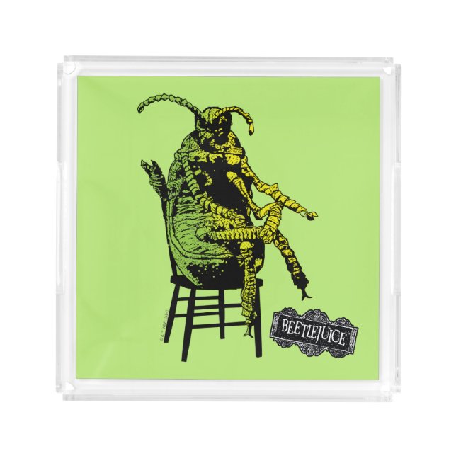 Beetlejuice | Beetle in Chair Acrylic Tray (Front)