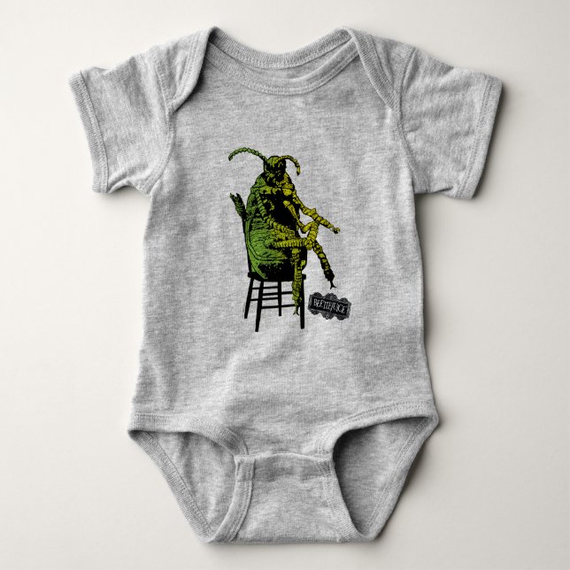 Beetlejuice | Beetle in Chair Baby Bodysuit (Front)