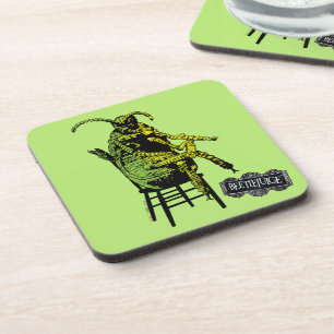 Beetlejuice Beetle in Chair Beverage Coaster