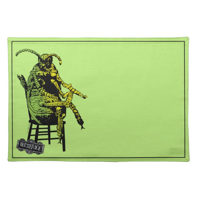 Beetlejuice | Beetle in Chair Cloth Placemat (Front)