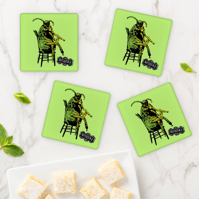 Beetlejuice | Beetle in Chair Coaster Set (In Situ)