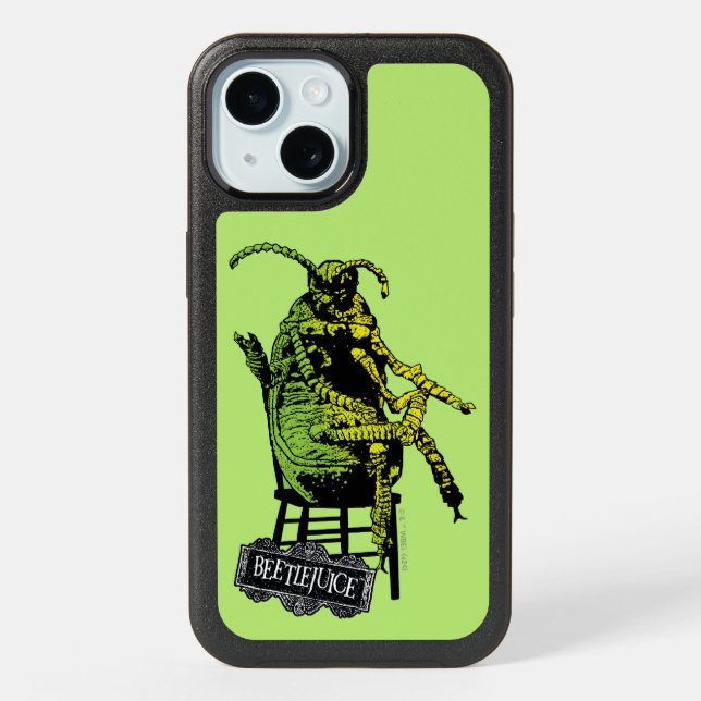 Beetlejuice | Beetle in Chair iPhone 15 Case (Back)